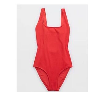 Aerie Crinkle One Piece full coverage swimsuit NIP